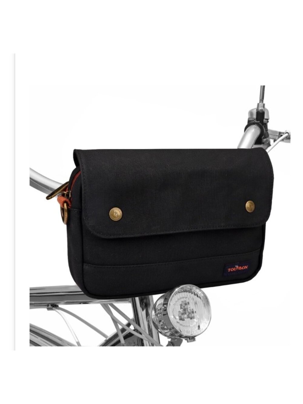 TOURBON Bike Bag Bicycle Handlebar Bag Cycling Saddebag With Shoulder Strap
